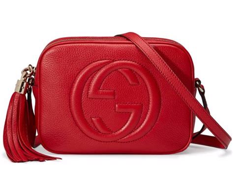 red gucci disco bag on person|Gucci soho bag aliexpress.